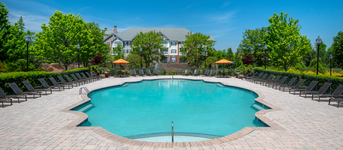 Pool at MAA Ballantyne luxury apartment homes in Charlotte, NC