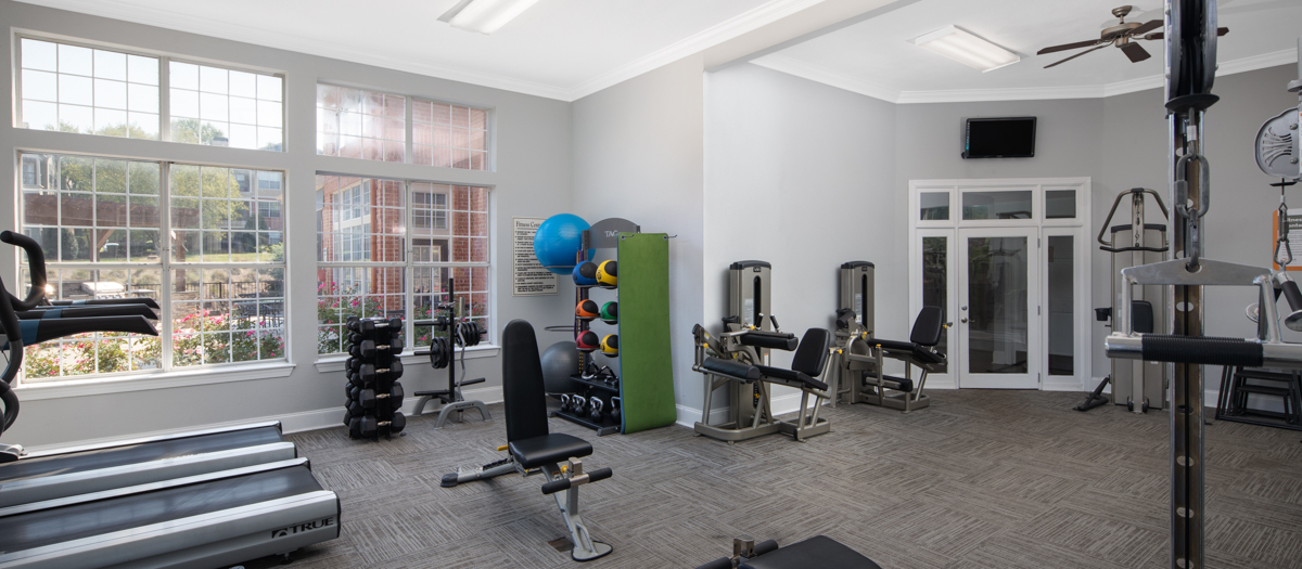 Fitness at MAA Beverly Crest luxury apartment homes in Charlotte, NC