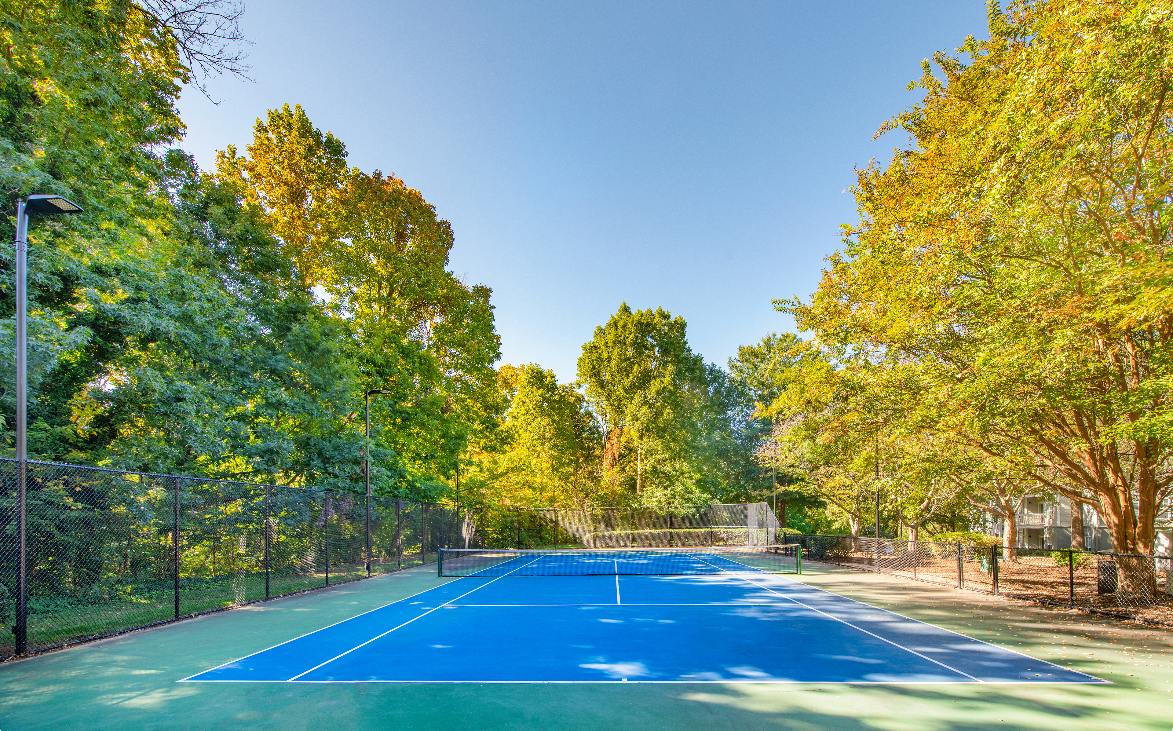 Tennis at MAA Chancellor Park luxury apartment homes in Charlotte, NC